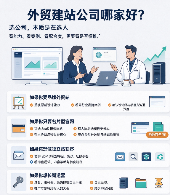 外贸建站公司哪家好?教你靠谱几招筛选靠谱外贸建站公司,避坑 外贸建站公司哪家好?教你靠谱几招筛选靠谱外贸建站公司,避坑